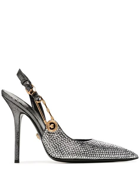 Versace Safety Pin 120mm Pumps 